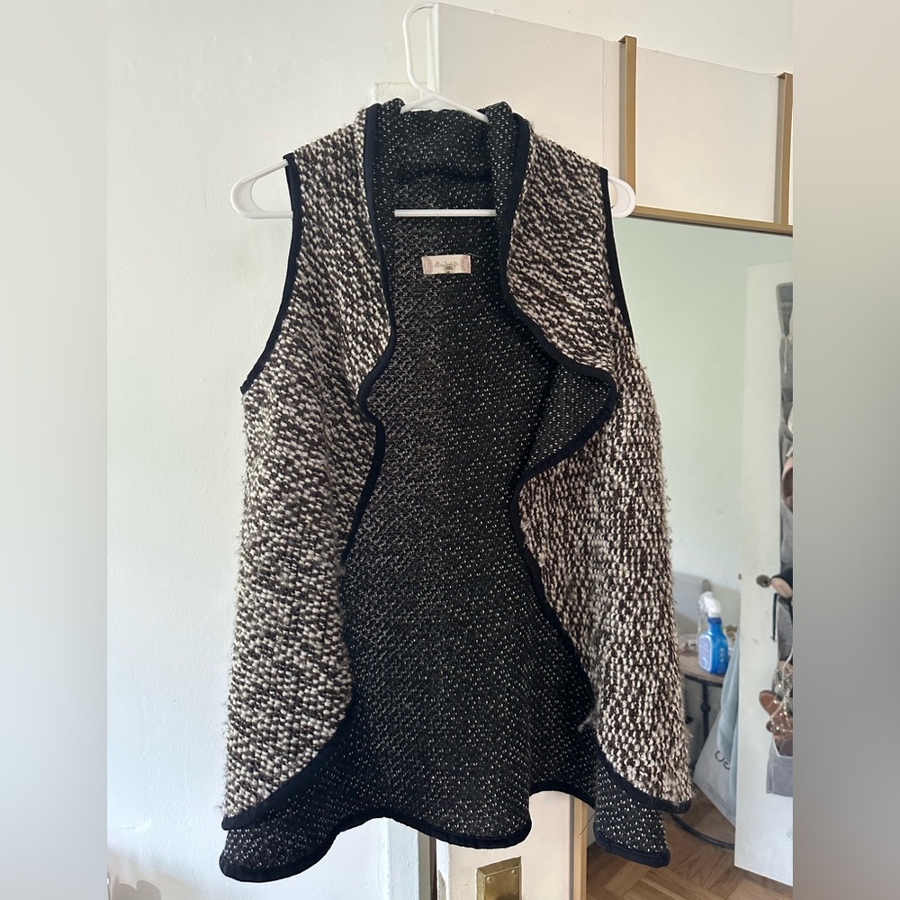 Brown and Black Sweater Vest